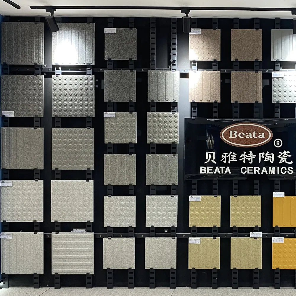 300X300mm Gray Ceramic Floor Sidewalk Tactile Tile and Blind Brick Guide Tile