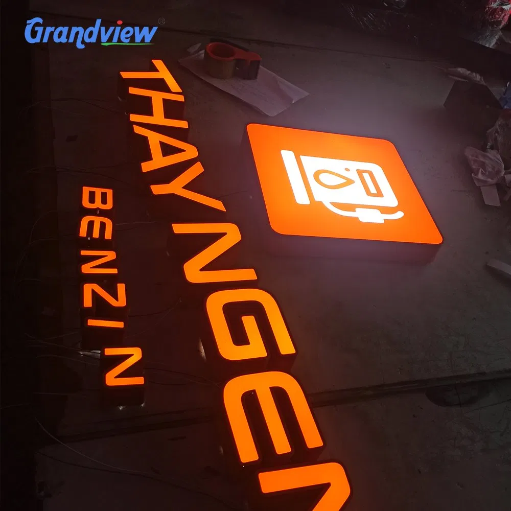 Wall Outdoor Business Shop Frontlit Luminous Sign