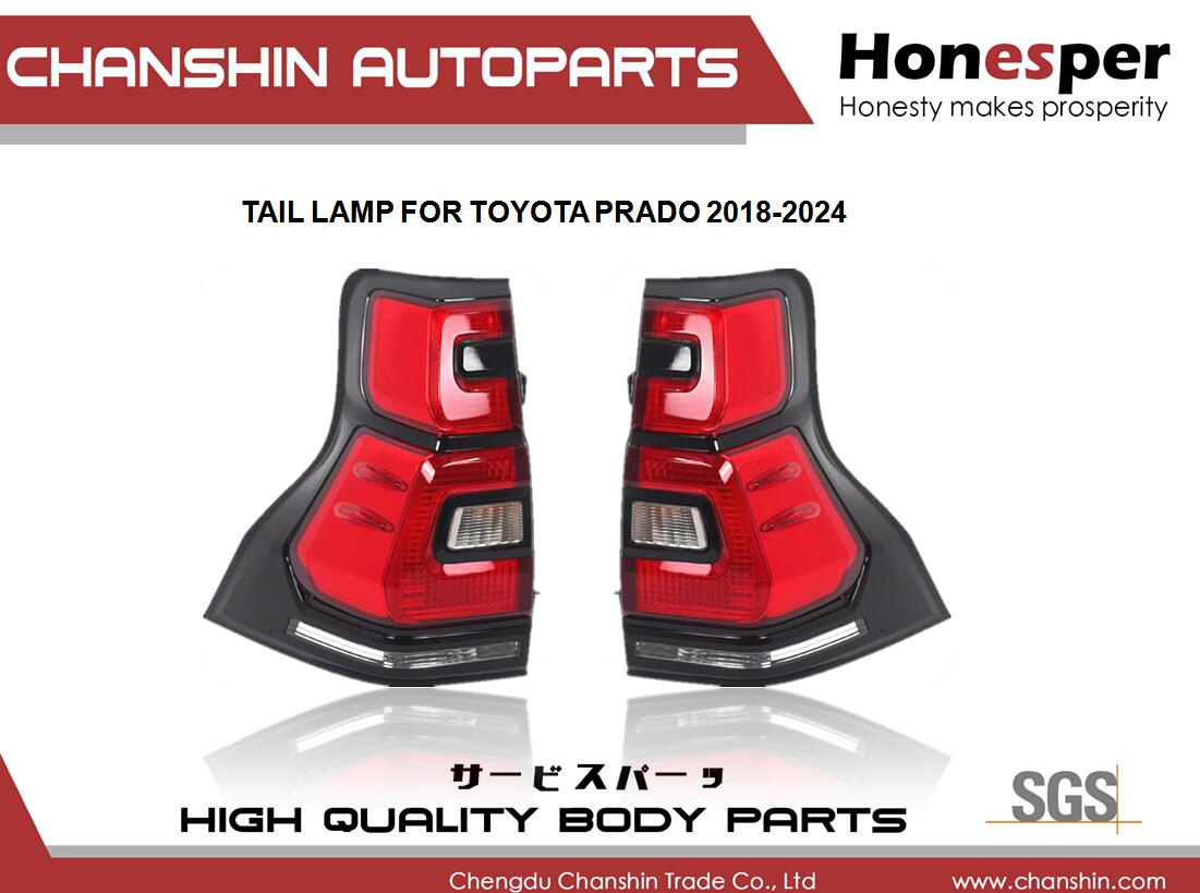 Светодиодный задний фонарь для Toyota Land Cruiser Prado 2018-2024