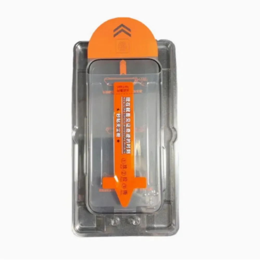 2025 Hot Selling Anti Scratch HD Clear Anti-Fingerprint Phone Tempered Glass Screen Protector with Dust-Free Chamber