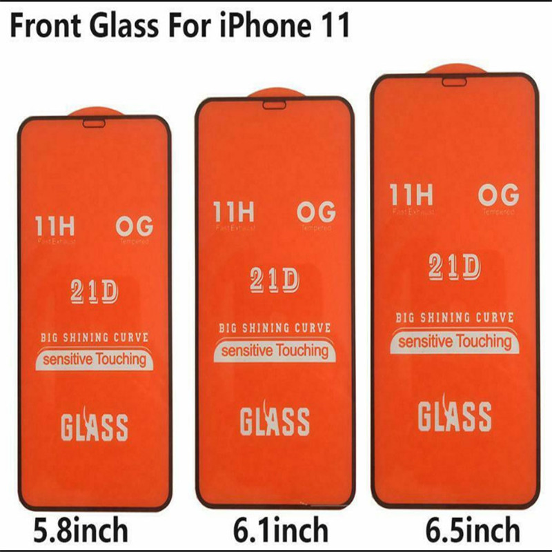 21d iPhone 12 PRO Max Tempered Glass Screen Protectors