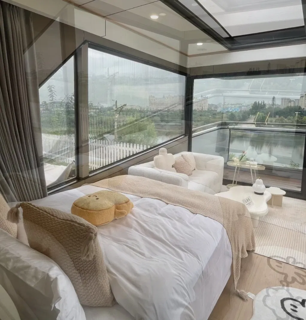 Space Capsule Mobile Hotel Prefabricated Modular Container House Capsule House