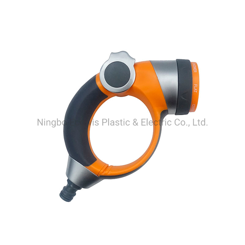 7 Patterns Heavy Duty Round Handle Garden Hose Squirt Gun