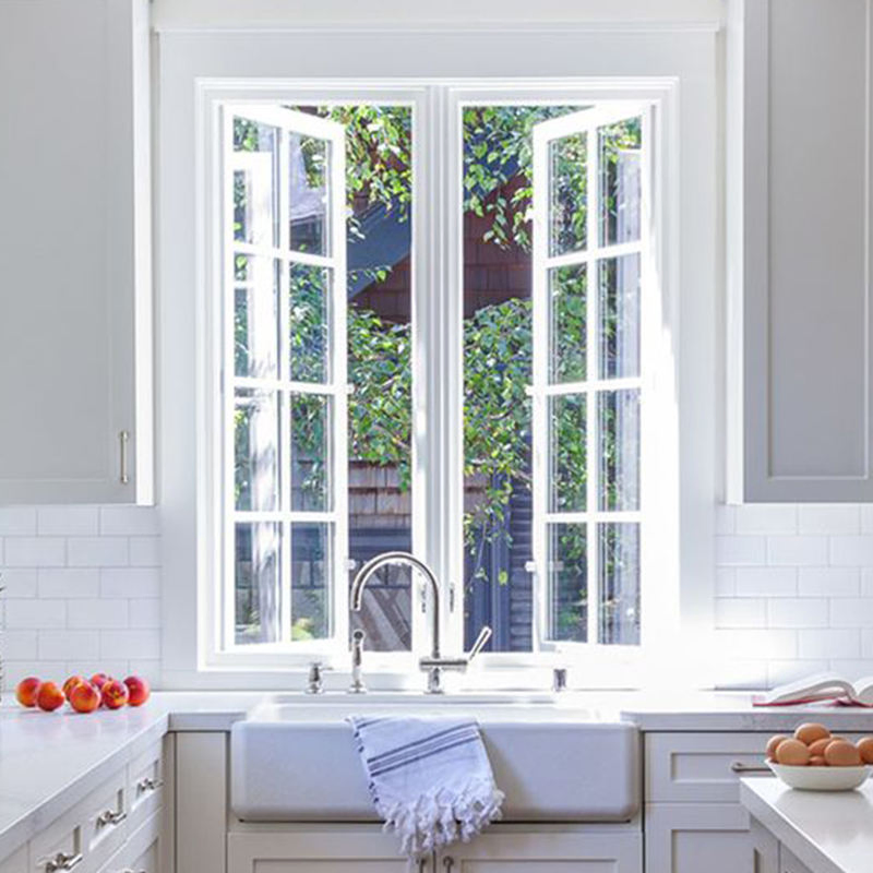 Double Glazed Casement Window with High Energy Efficiency for Villa CE Certified