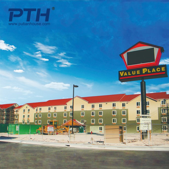 Luxury Prefabricated Light Steel Villa as High Quality Modular Home/Hotel