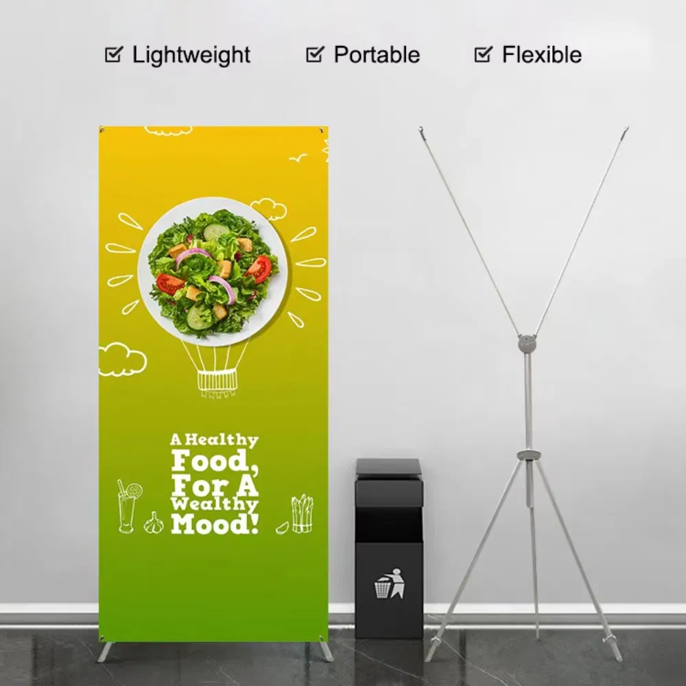 Advertising X Stand Display Banner Economy X Banner Stand