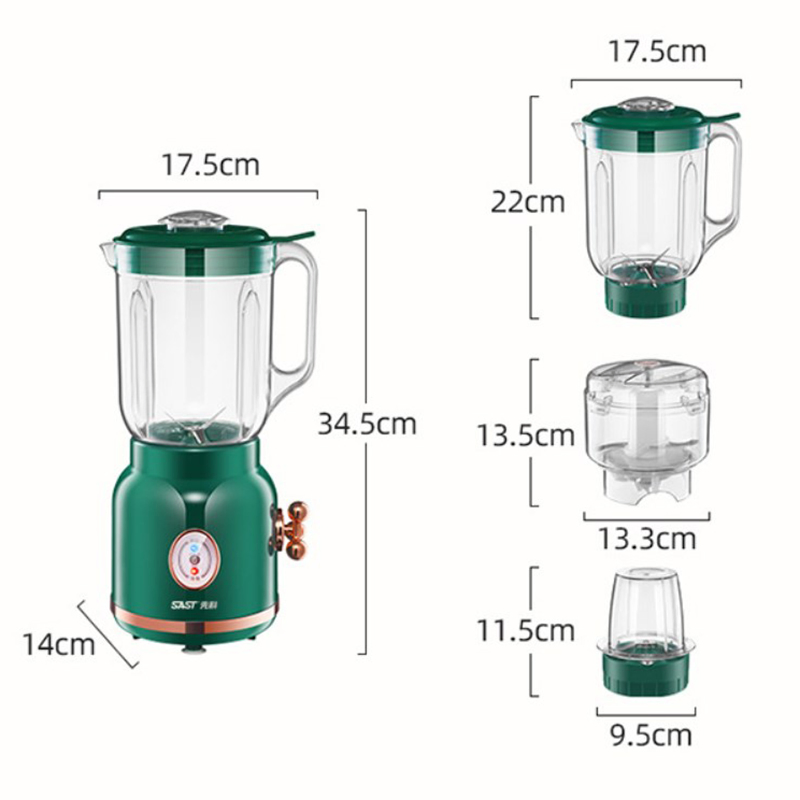 High Speed Multi Function Table Stainless Steel Kitchen Electric Mixer Baby Food Meat Fruit Juicer Blender Multifunctional Blender
