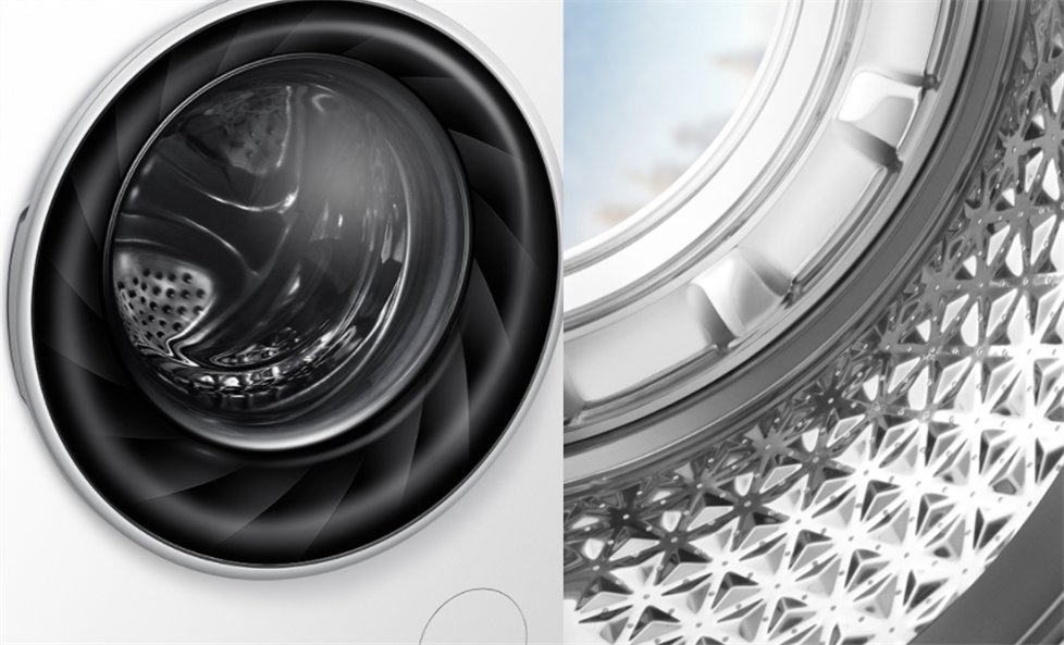 Smeta 9kg Automatic Steam Front Load Washing Machine Home Laundry Washer