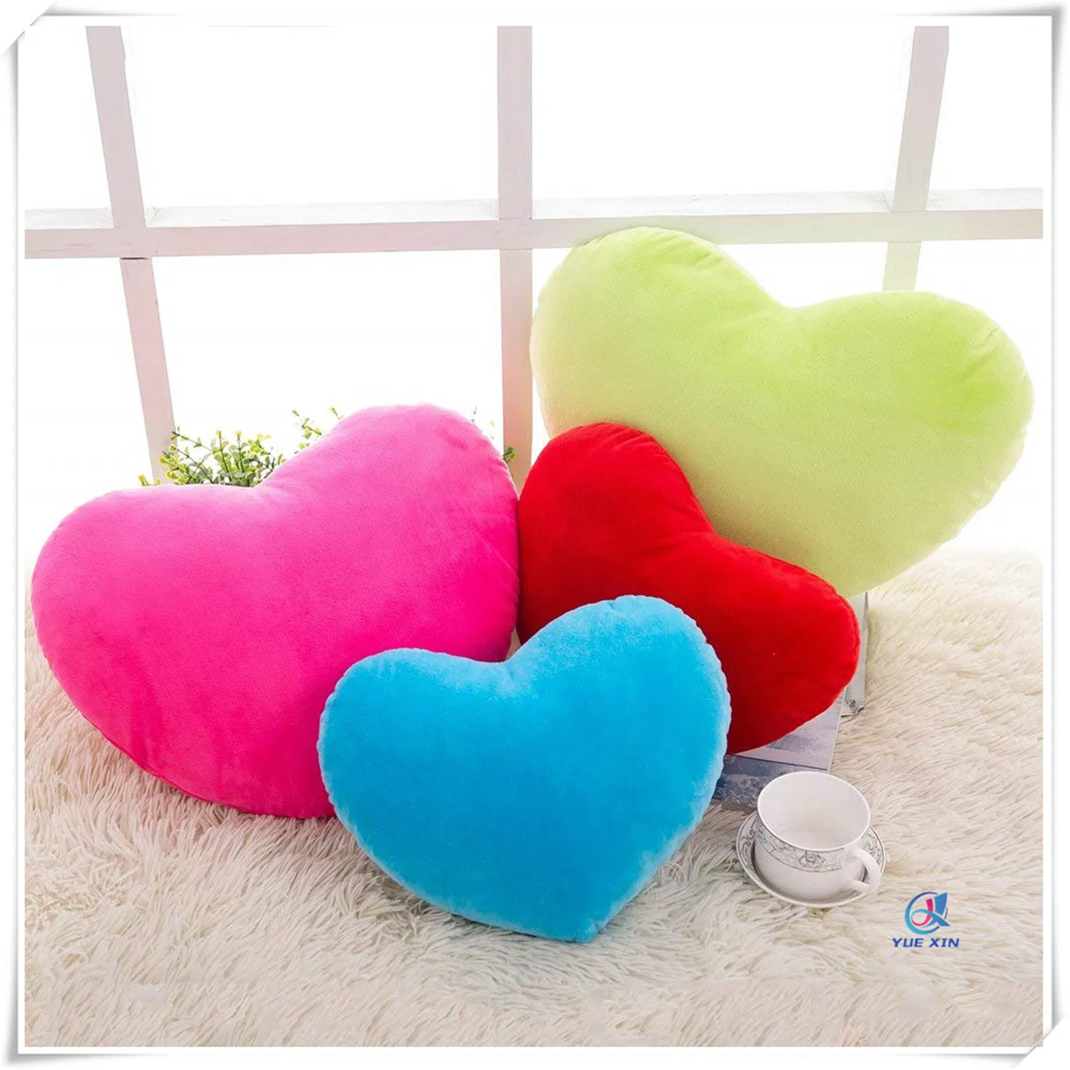 Heart Shape Pillow Back Cushions Soft Toy Gift Home Decoration