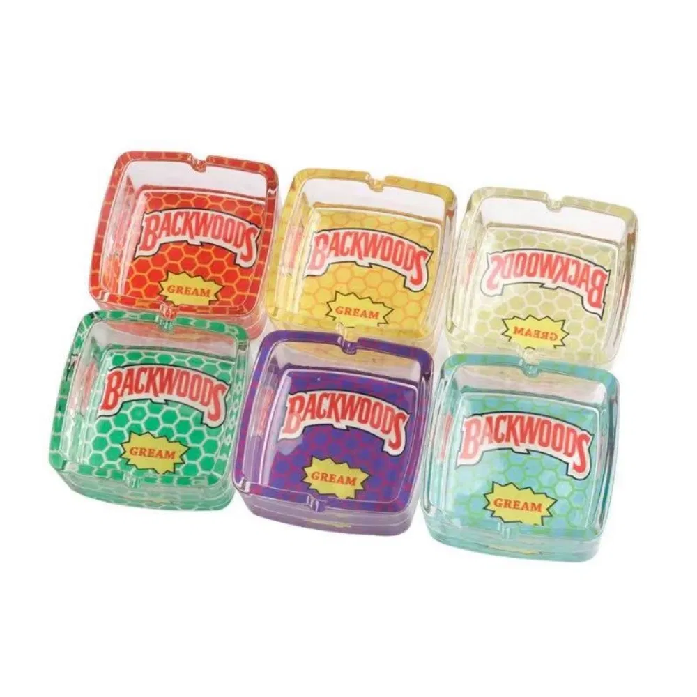 Hot Selling Wholesale Customizable Portable Handmade Ash Holder 85mm Ashtray Round Custom Logo Ashtray