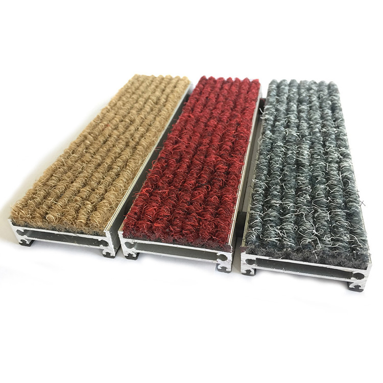 Commercial Exterior Entrance Mat with Aluminum Base for Business