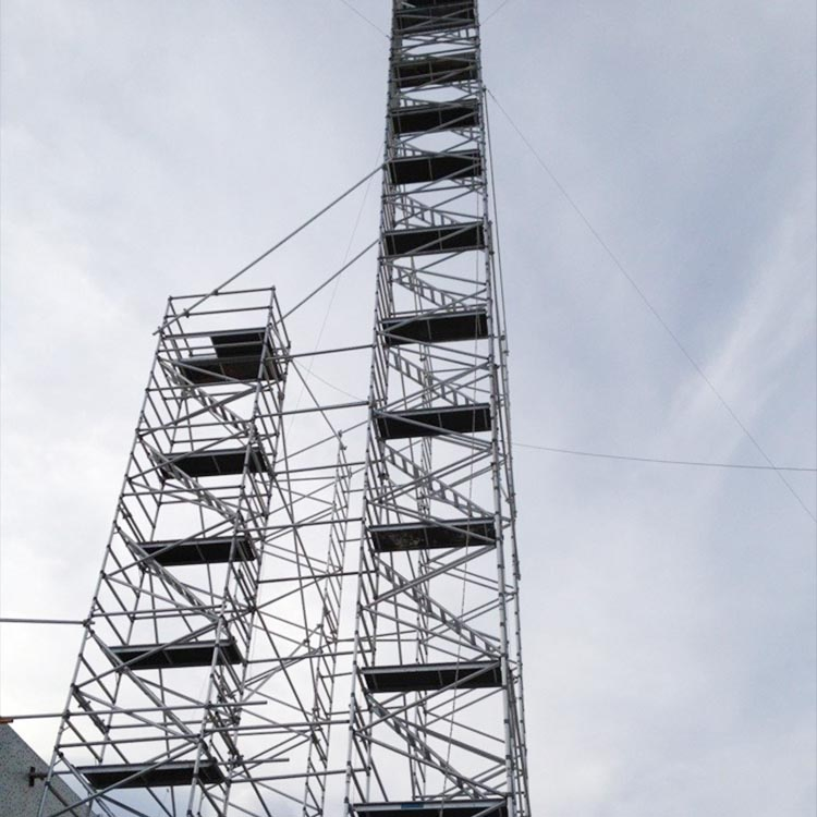 Versatile Aluminum Mobile Scaffold Tower with Convenient Stairs