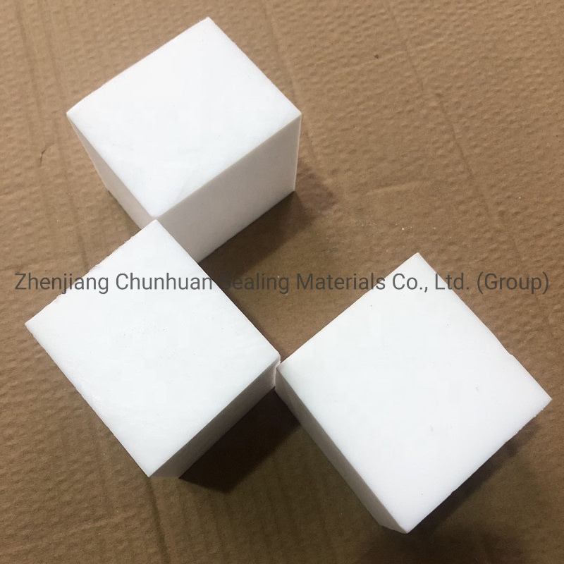 White Virgin Molded PTFE Block Sheet for Industrial Applications with 50-80mm Thickness