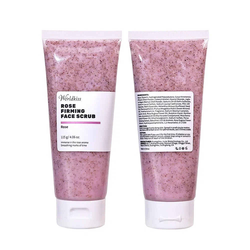 Custom Private Label Organic Vegan Whitening Skincare Clear Fruit Wholesale Salt Body Scrub Manufacturer