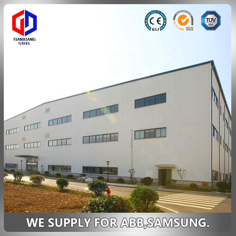 China Prefabricated Steel Structure for Office Building /Shopping Center/Hotel/Exhibition Hall