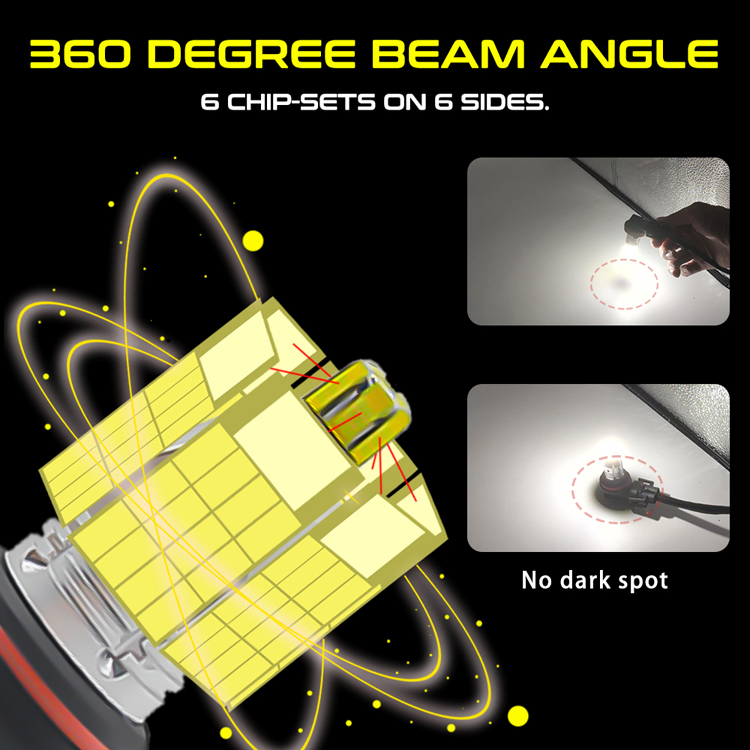Светодиодные противотуманные фары 360° 35W