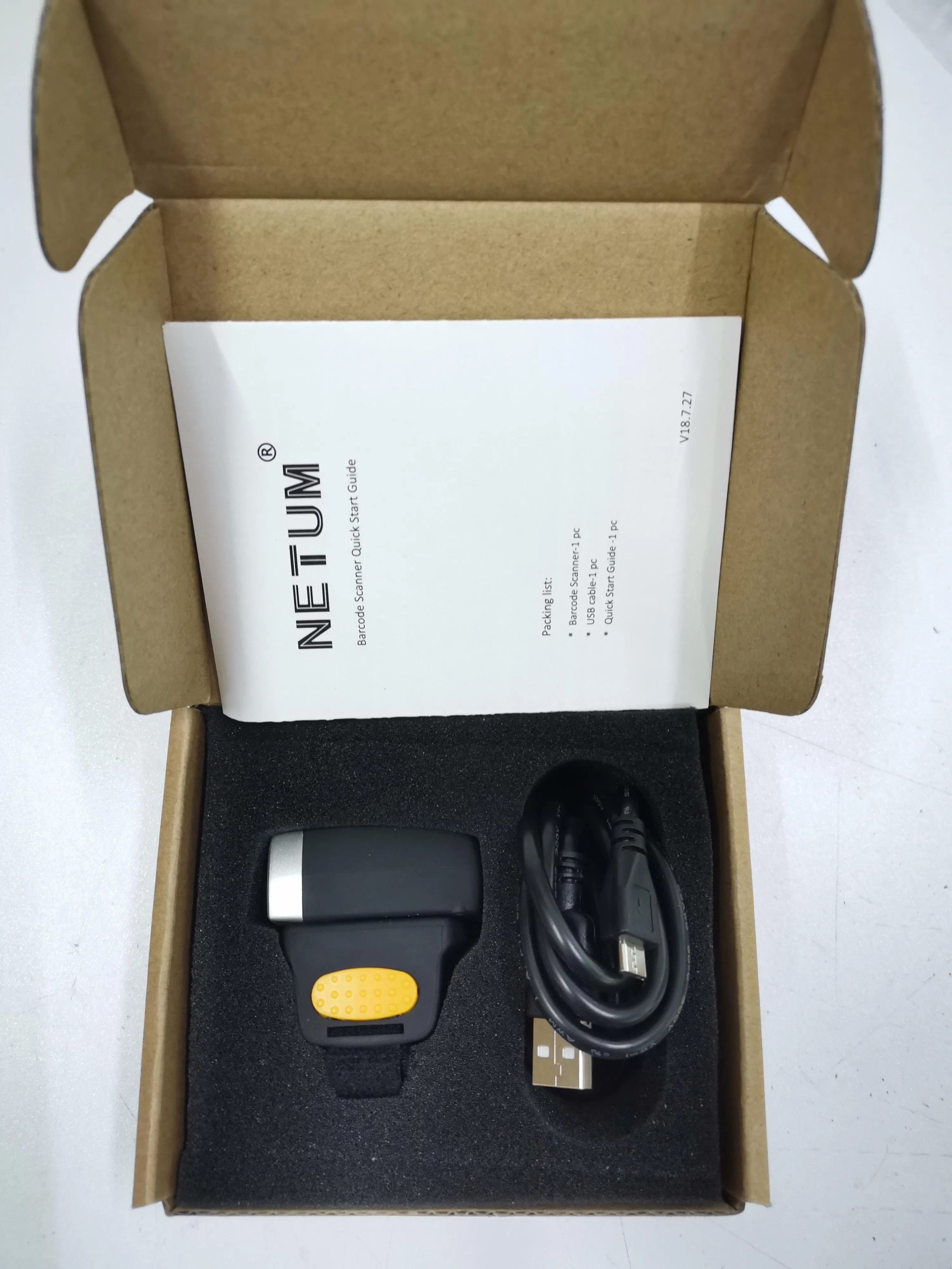 Barway Wearable 2D Qr Code Reader Nt-R2 Cheapest Mini Wireless Bt Ring Barcode Scanner Finger Scanner