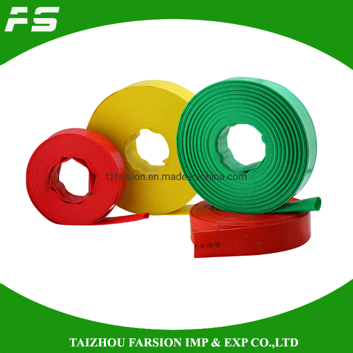 Flexible PVC Discharge Hose Lay Flat 2'' 3'' 4'' 6" Farm Agricultural Garden Irrigation Water Supply Pump Hose From China Factory