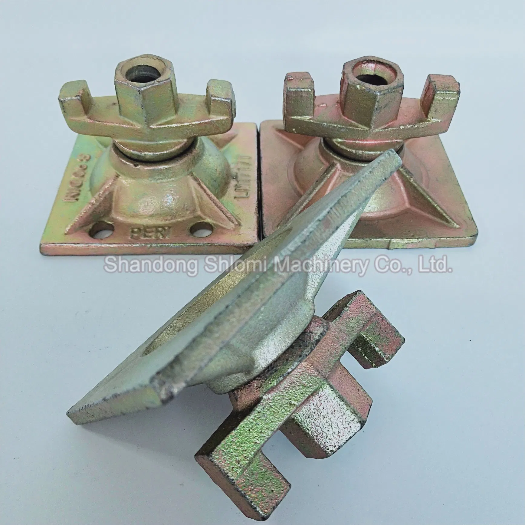 Formwork Swivel Wing Nut With115mm*115mm Anchor Plate for 15/17mm Tie Rod for Peri/Doka/Meva/