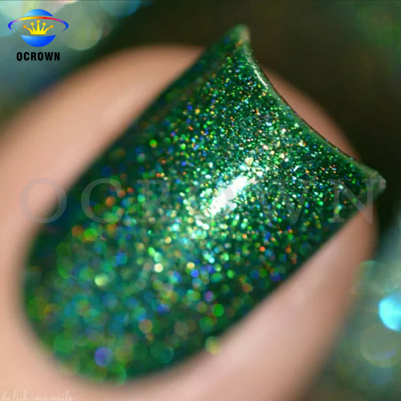 Cosmetic Grade Holographic Silver Powder Glitters for Nails Lips Eyes Eyeshadow Pigment
