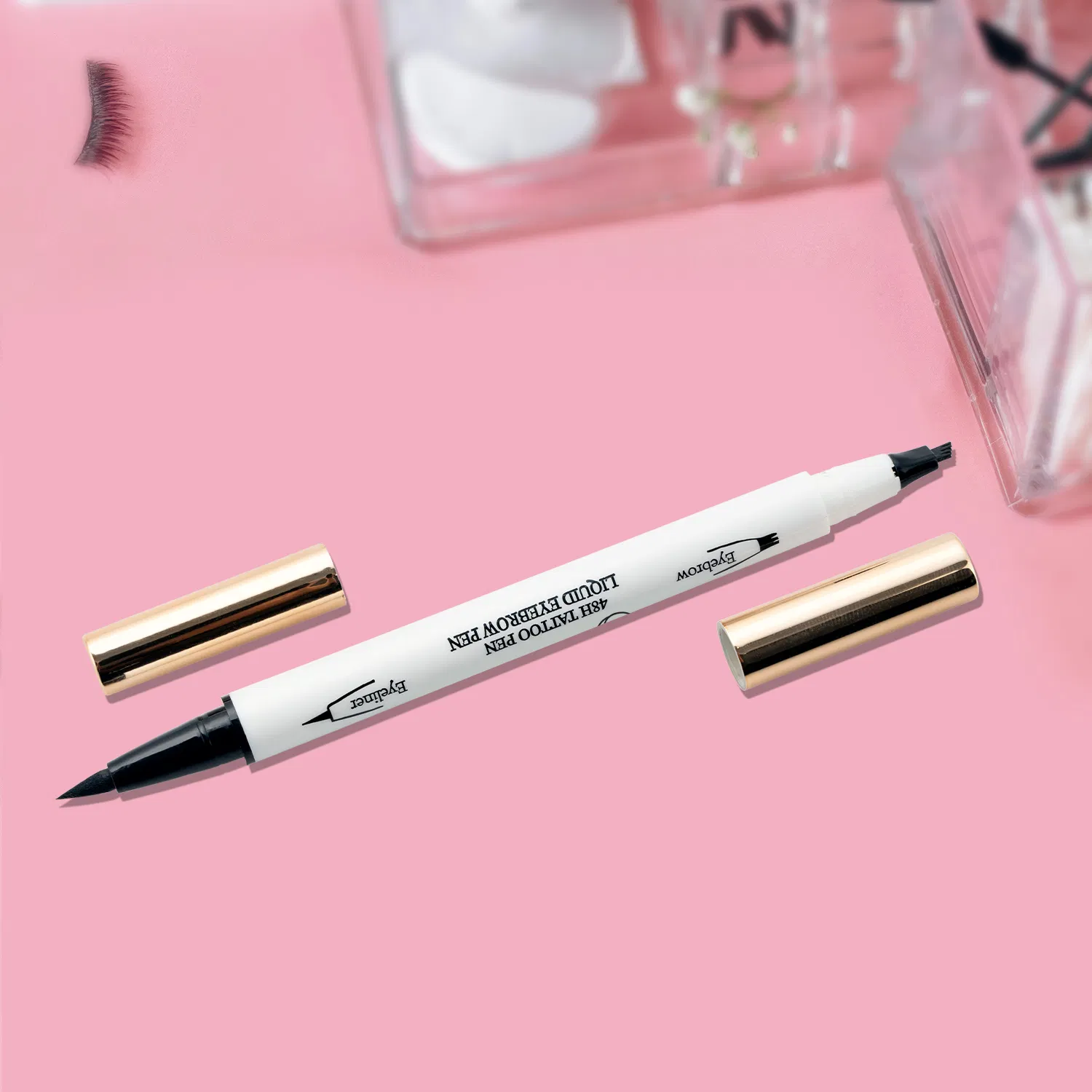 Best Waterproof Smudge Proof Long Lasting Black Brow Liquid Eyebrow Pencil Eyeliner