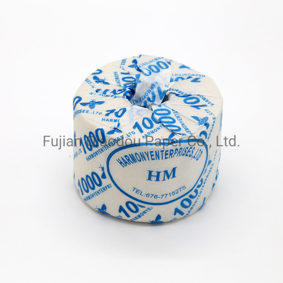 Factory Bamboo Eco Friendly Bath Embossed 1-Ply Better Toilet Paper with Core