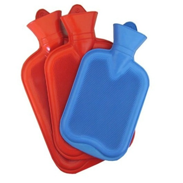 Colorful Rubber Hand Warmer Hot Water Bottle Reusable Hot Water Bag with Cover
