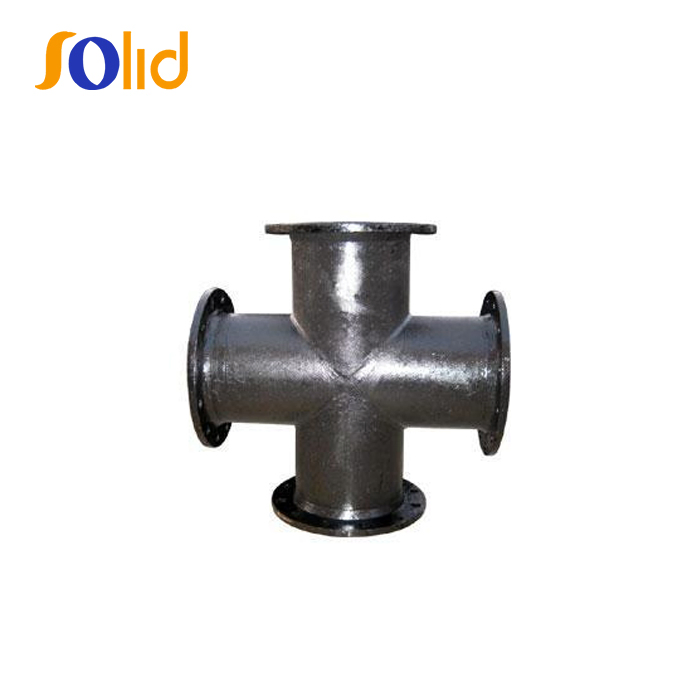 En545 Standard Epoxy Coating Ductile Iron All Flange Cross Pipe Flanged Fittings