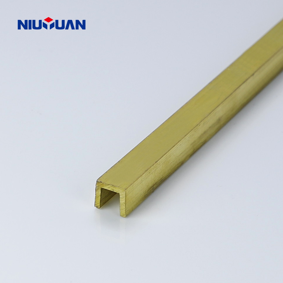 Customized Ceramic Metal Free Sample Copper Brass Gold Tile Edge Trim