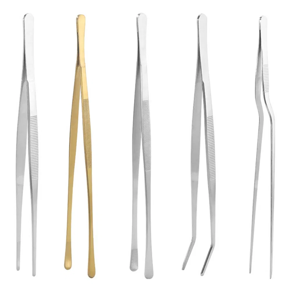 Best Restaurant Long Stainless Steel Hot Dog Weber Barbecue BBQ Grill Tongs