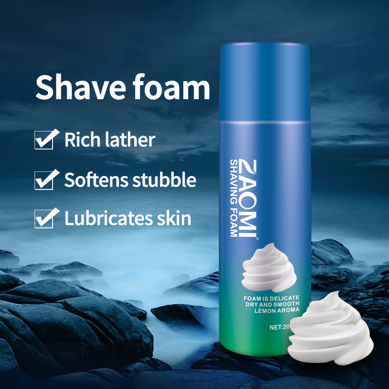 Private Label Shaving Foam Mousse Beard Softening Men's Gel Shaving Foam