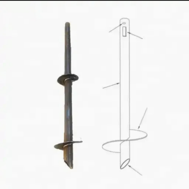 Винтовая свая из стали с горячим цинкованием