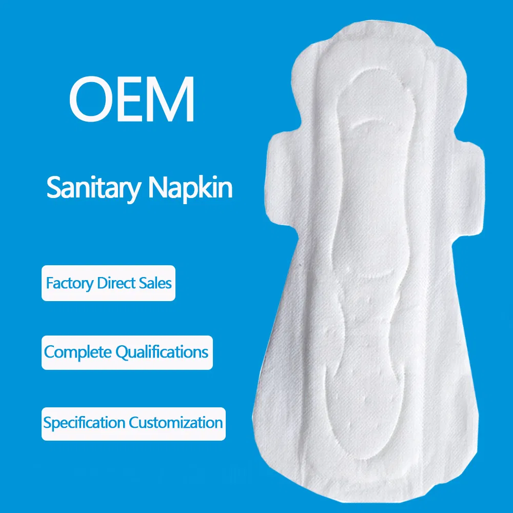 High Quality Colour Eco Friendly Sanitary Pads Women Sanitary Pad Made in China 280mm
