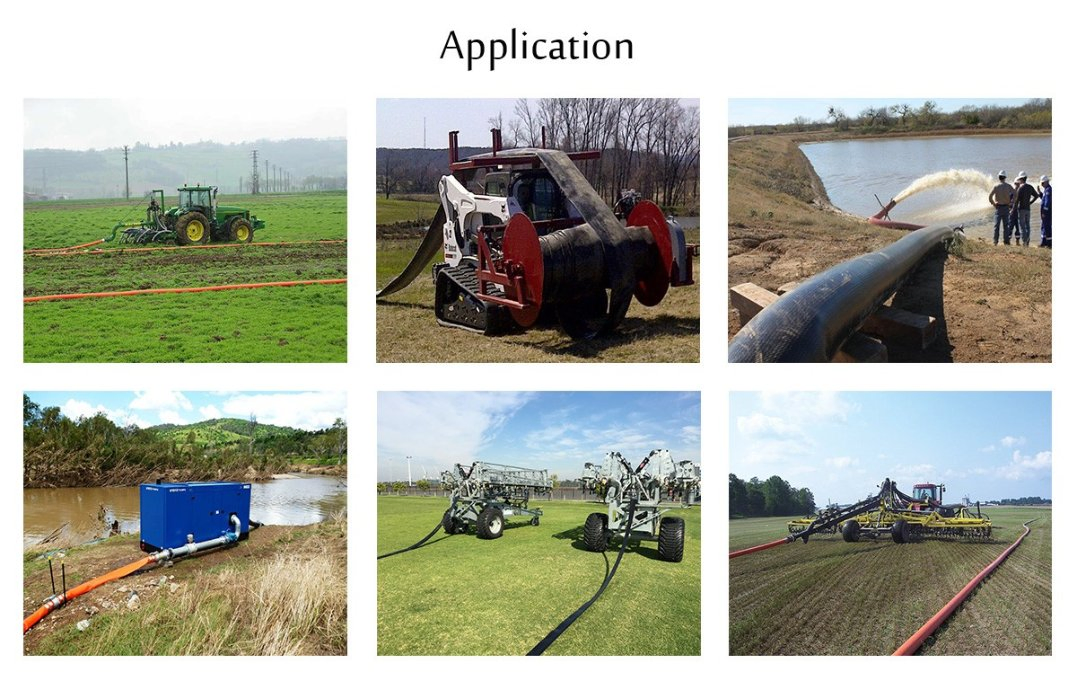 Ltcanopy Factory Soft Layflat Hose for Long Distance Fracking Water Transfer PVC Mesh Coater Tarp Irrigation Hoses