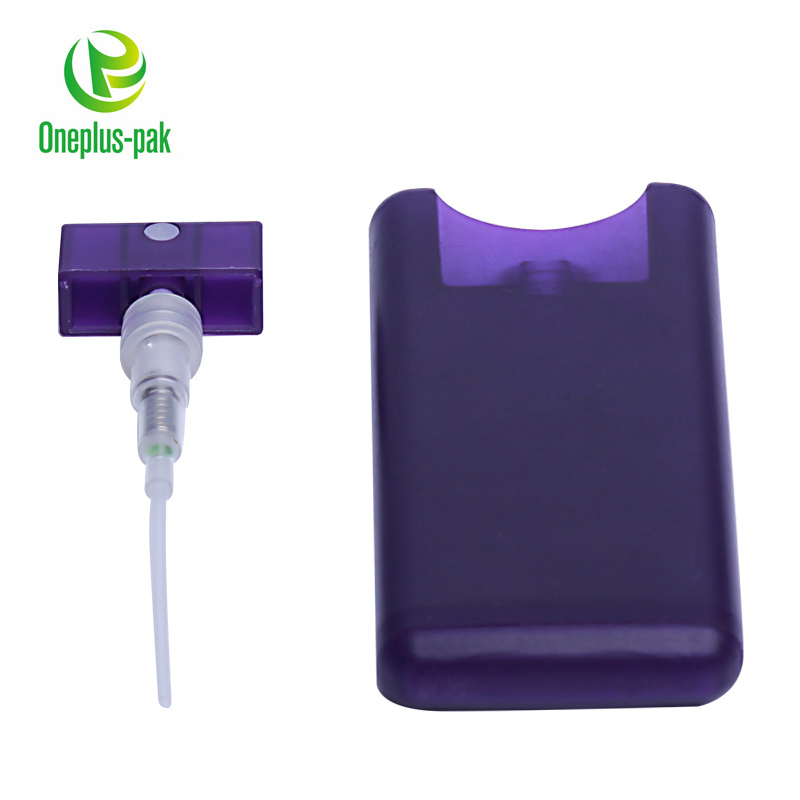 New Design Factory Price Single 20ml Pocket Plastic Perfume Spray Bottle