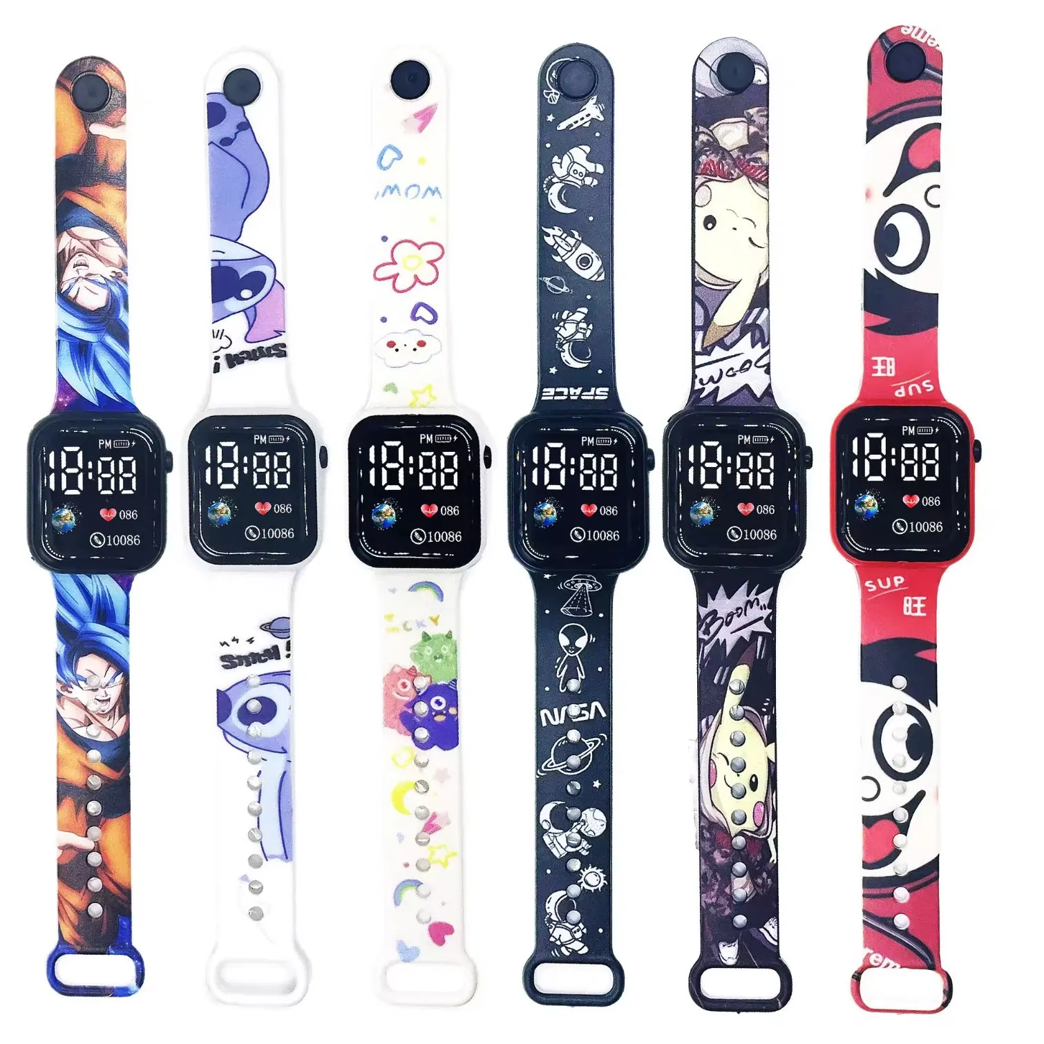 Gift Children's Watch Christmas Themed Bracelet Watch Children's Innovative Boys Girls Plastic Electronic Watch