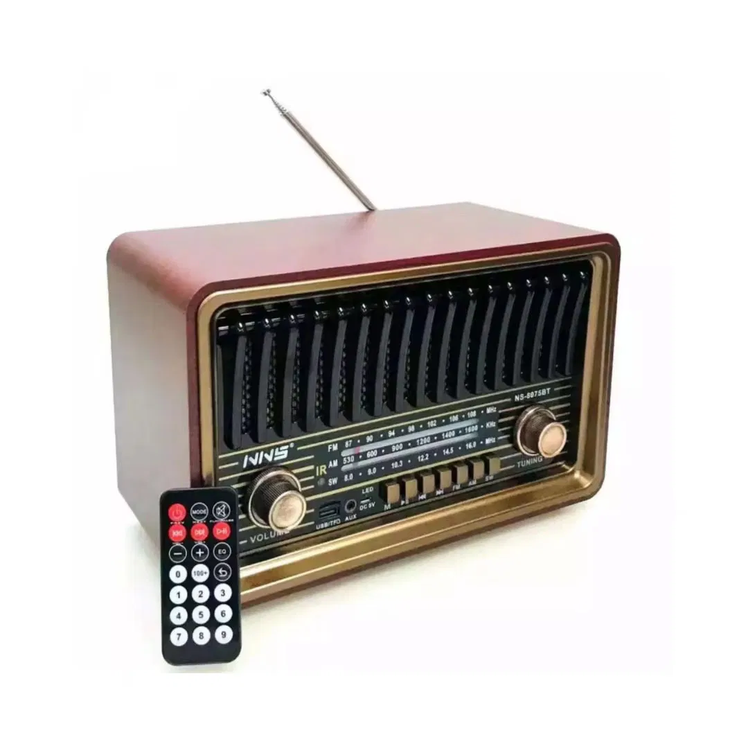 Настольная Bluetooth-колонка NS-8075BT с FM/SW радио