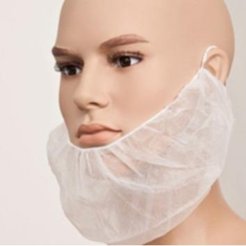 Lightweight Polypropylene for Cleanroom and Laboratory Use Beard Cover