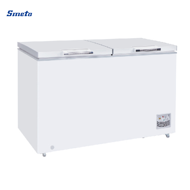 Smeta China Wholesale Kitchen Supermarket Fruit Display Freezer Deep Freezing 520L Cheap Big Capacity Meat Top Open Batch Commercial Chest Freezer
