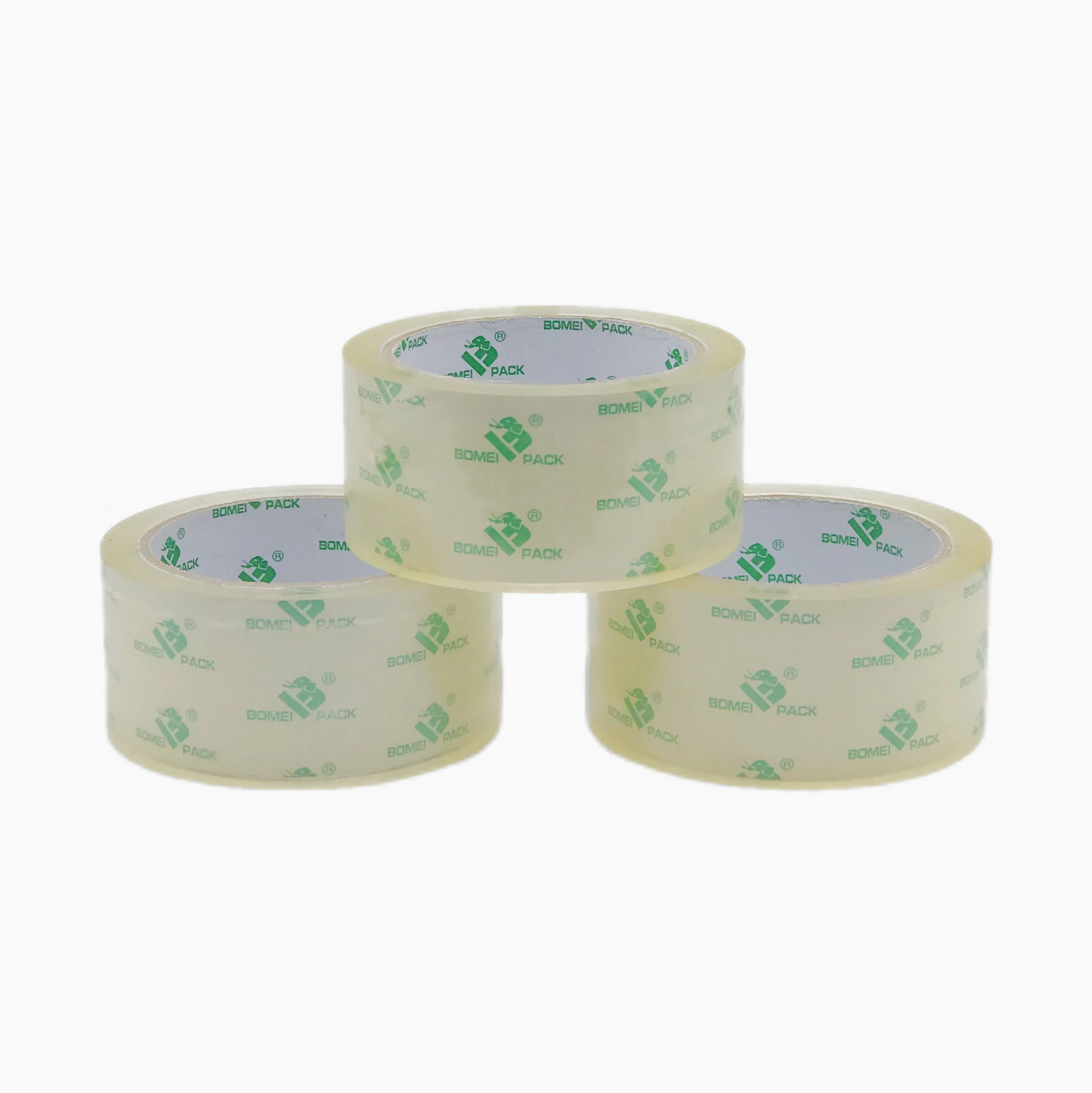 BOPP No Bubble Pure White Clear Adhesive Heavy Duty Plastic Eco Sealing Carton for Packing