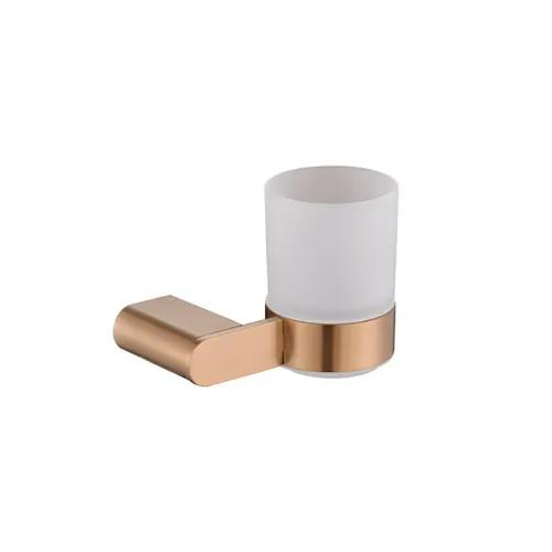 Комплект аксессуаров для ванной Rose Gold, нержавеющая сталь