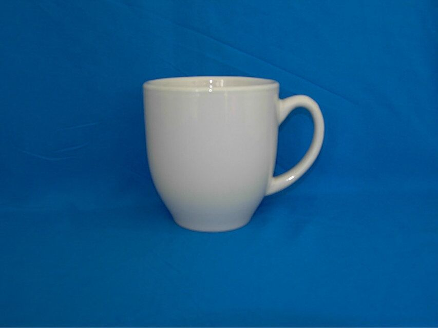 White Ceramic Mugs with Custom Logo