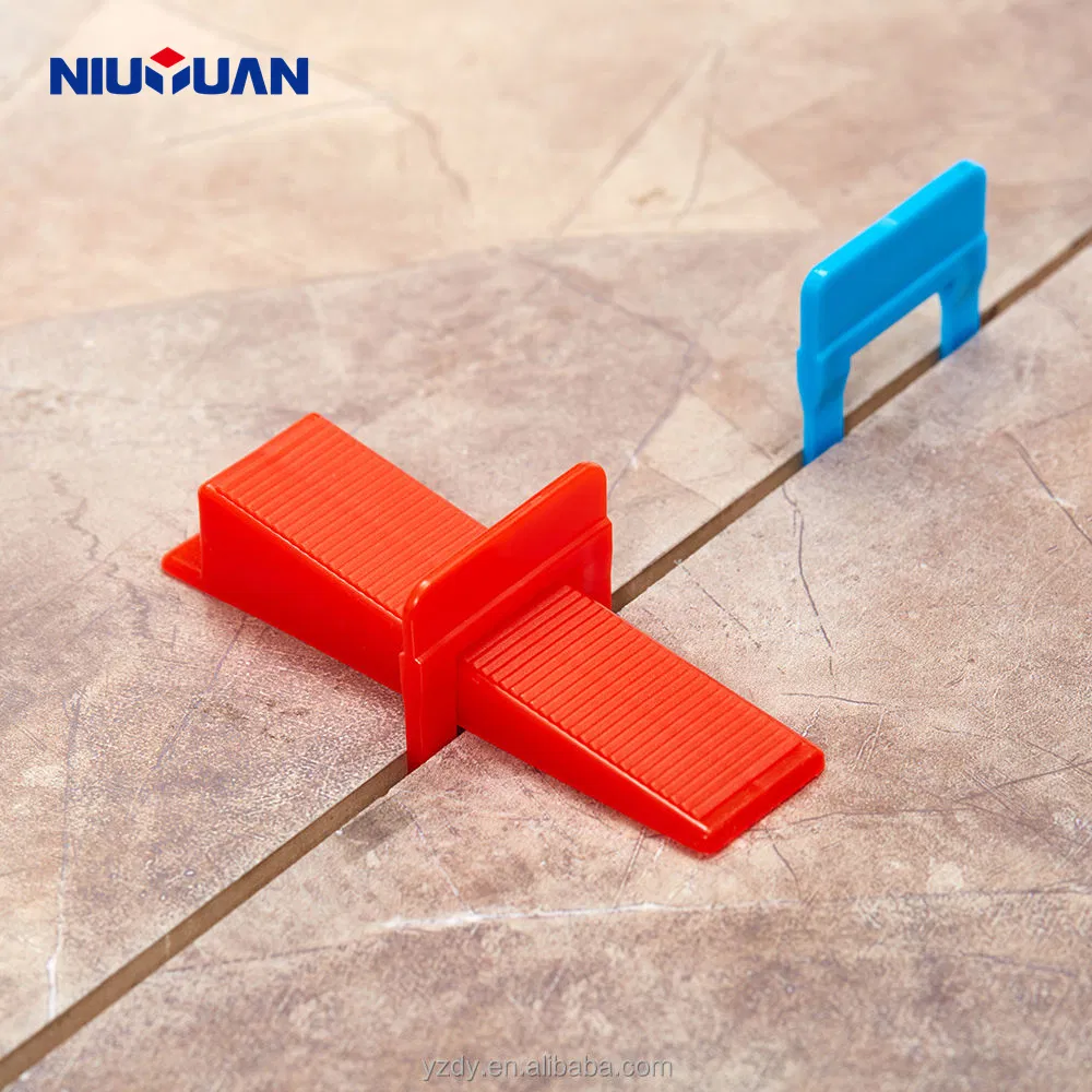 5mm Porcelain Floor Leveler Ceramic Tile Leveling Clip System Tile PP Material Self Leveling System Tile Spacer Cross Wedge