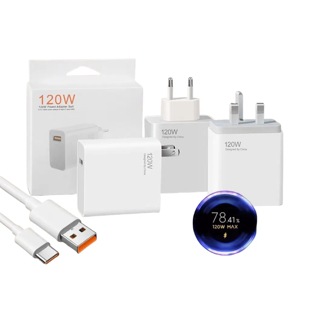Зарядное устройство 120W с кабелем 6A