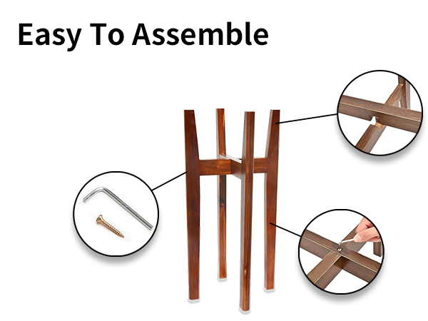 Контейнер для цветов бамбуковый большой деревенский стиль