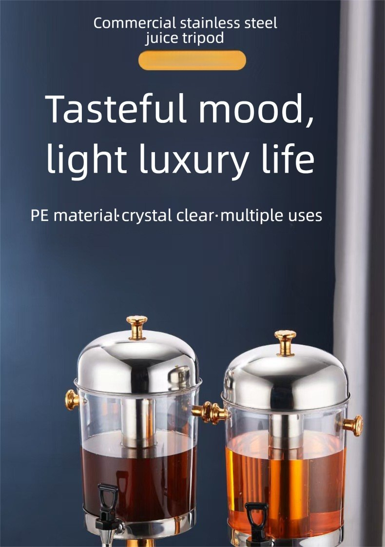 Buffet Equipment Stainless Steel Cooler Juice Drink Dispenser Beverage Machine Hotel Supplies