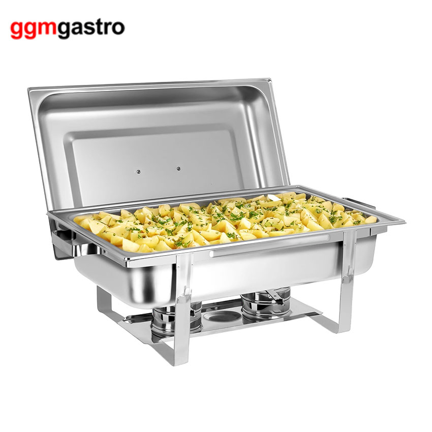 Buffet Equipment Chafing Dish with Lid & Stainless Steel Legs