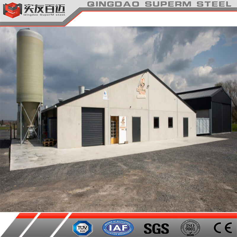 Hot Sale Prefabricated Steel Structure Poultry House for Chicken Broiler Shed