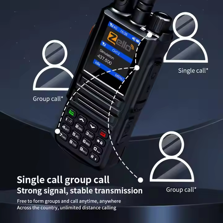 Радиостанция Jmtech T380 4G Zello с Android и VHF