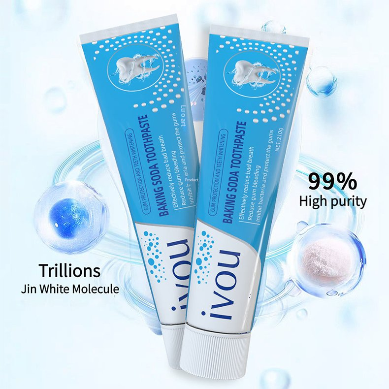 Hot-Selling Sodium Bicarbonate Toothpaste Floral Fragrance Refresh Mouth Custom Logo Cheap Anti-Caries Teeth Whitening Fresh Breath Fluoride Mint Toothpaste